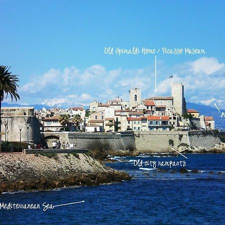 2 Bedroom Modern Apartment In Antibes With Sea View Екстер'єр фото